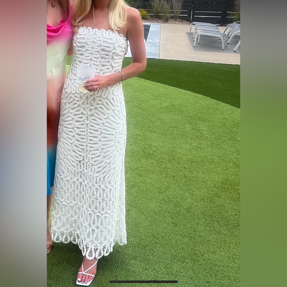 Simkhai Elise Midi dress, worn once for a few hours, in perfect condition - Picture 3 of 3